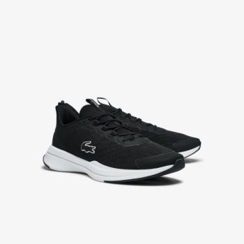 Lacoste Run Spin Textile Sneakers Pánské - Tenisky Černé / Bílé | CZ-xtct5O